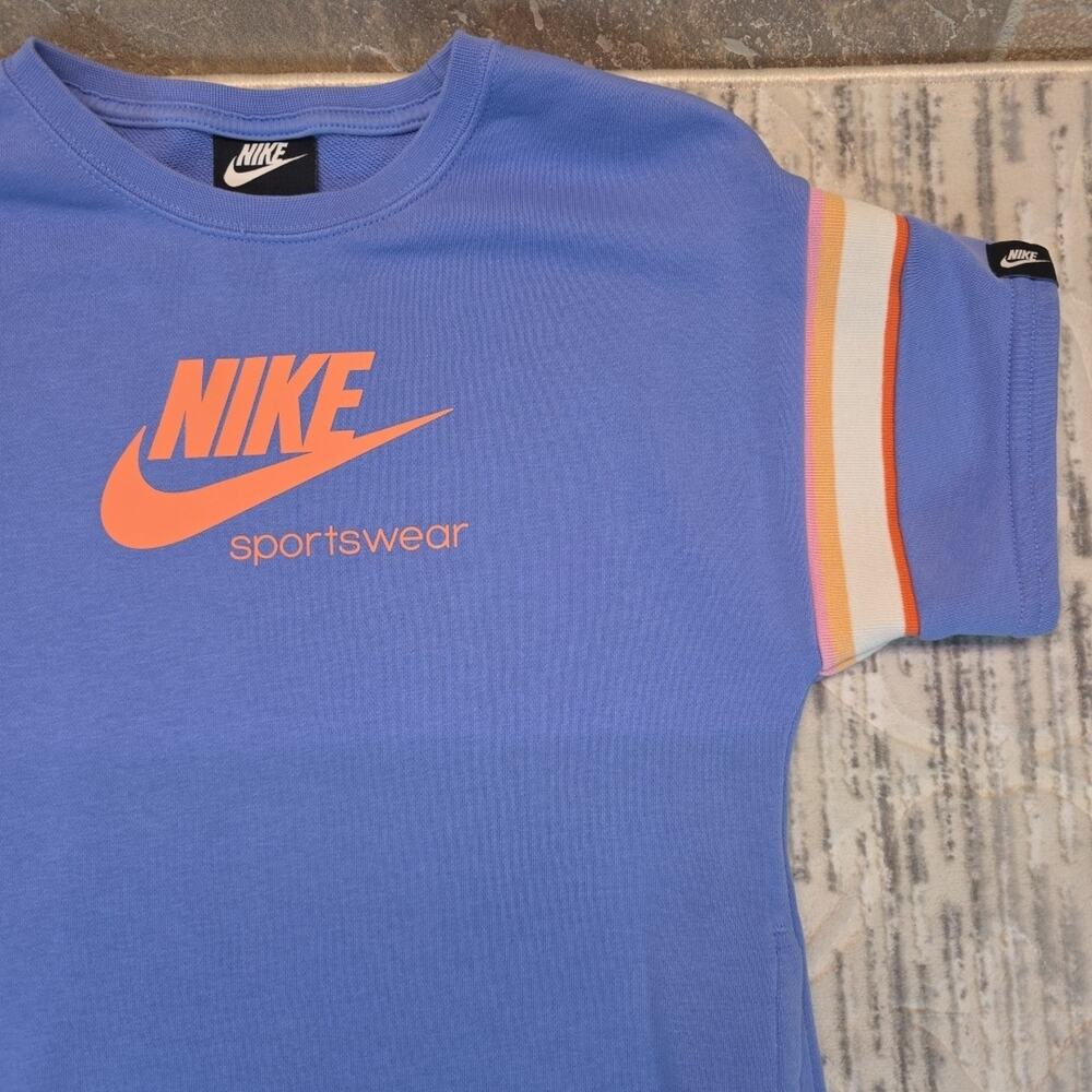 Nike Sportswear Girls Heritage Short-Sleeve Dress Size Large